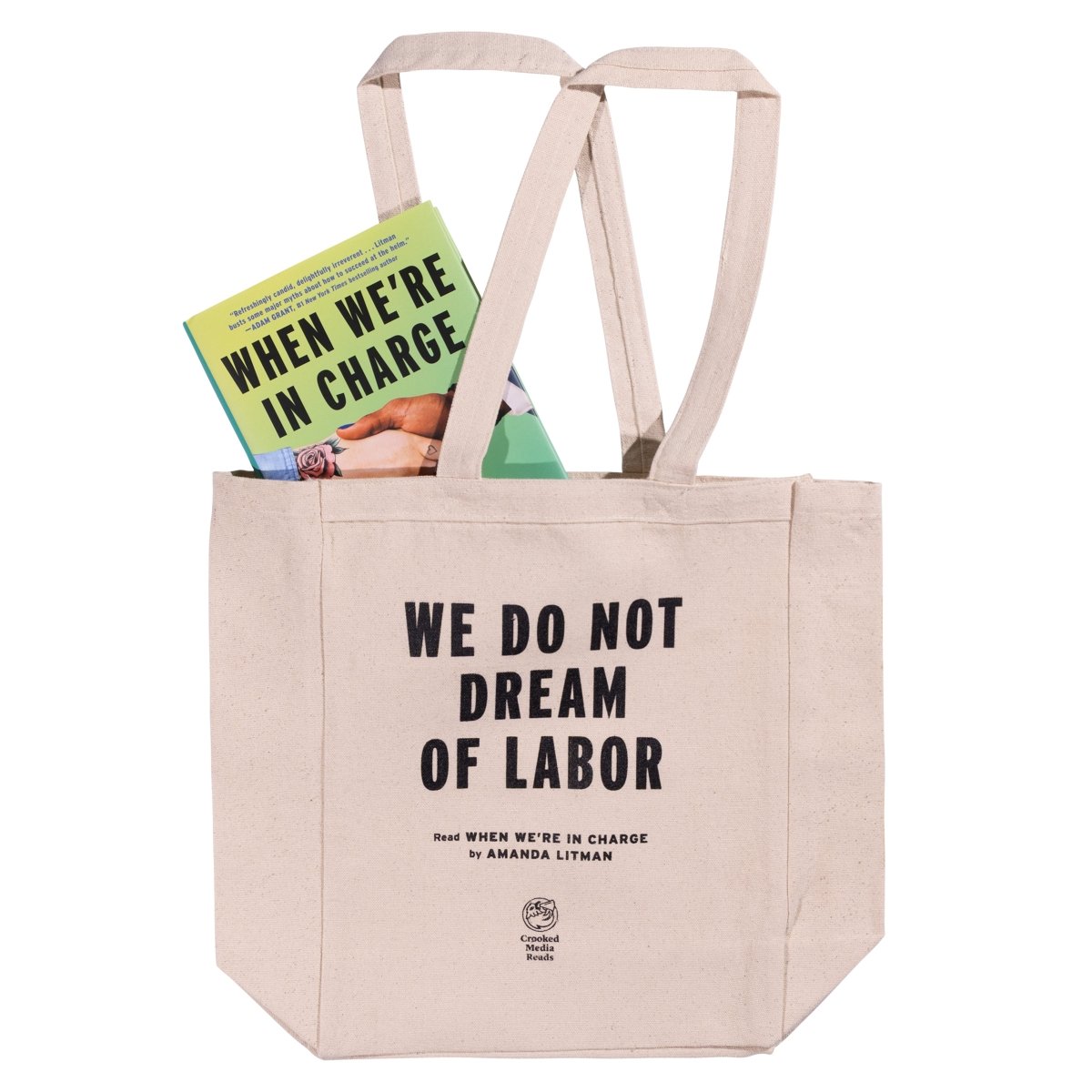When We're in Charge Book and Tote