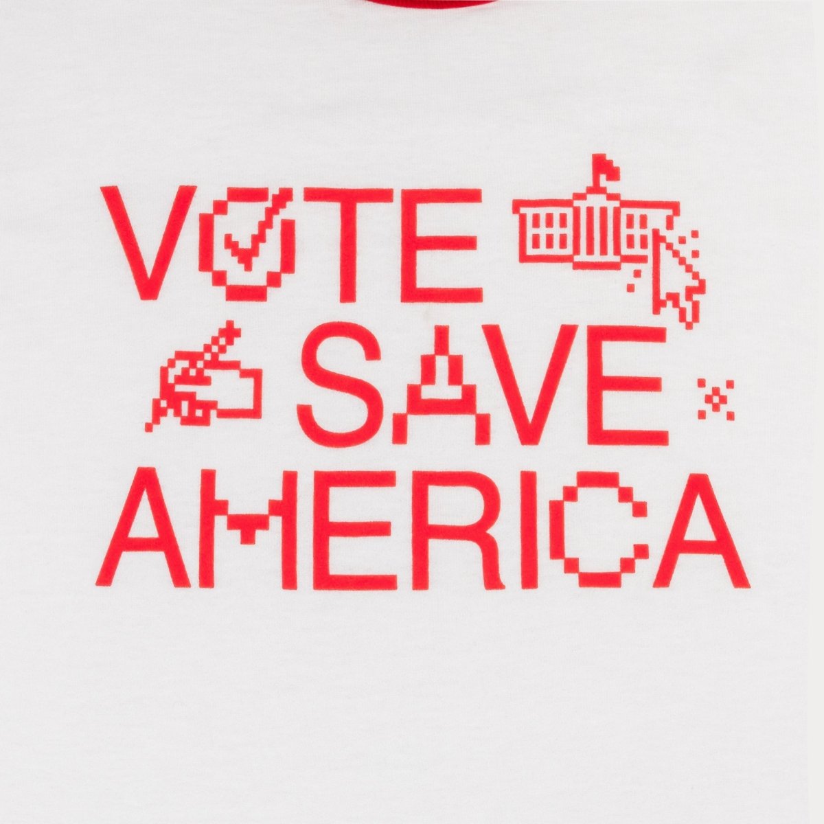 Vote Save America Ringer T-Shirt