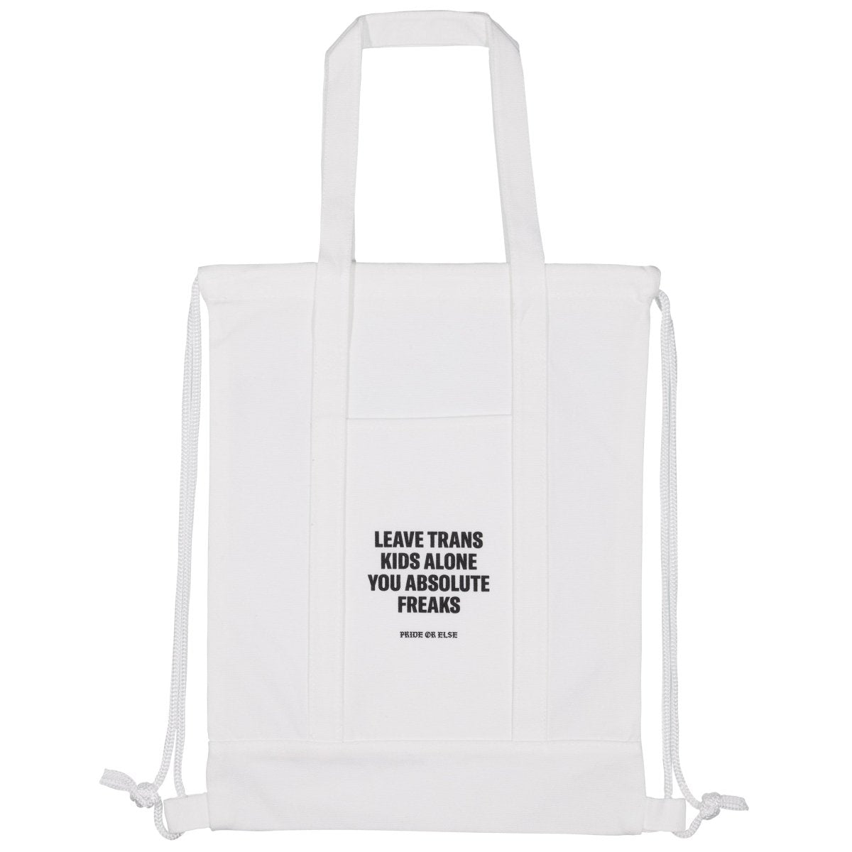 Leave Trans Kids Alone Draw String Bag