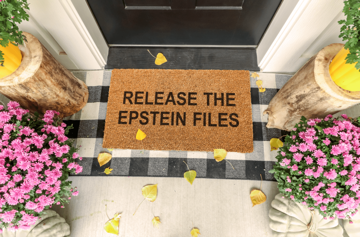Release the Epstein Files Door Mat
