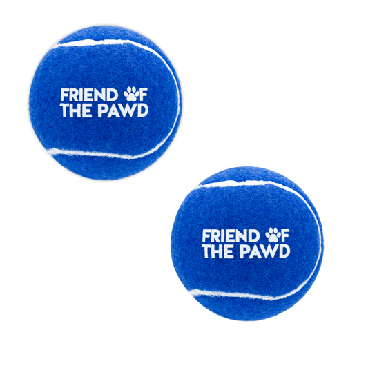 Friend of the Pawd Tennis Ball Set of 2