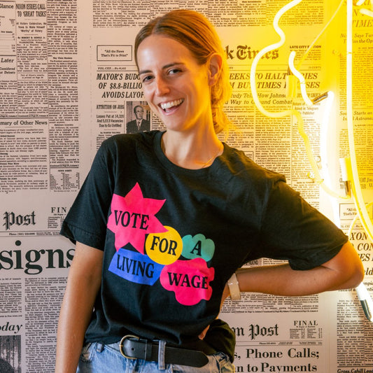 Vote For A Living Wage T-Shirt