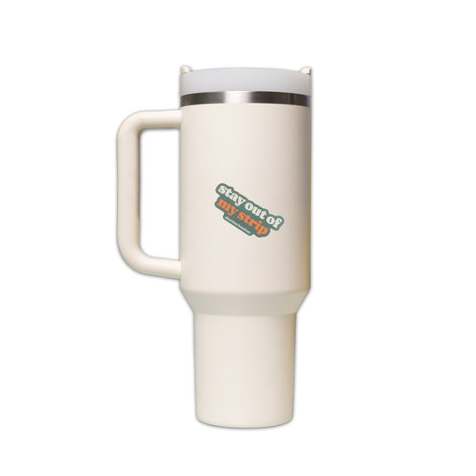 Stay Out Of My Strip Sticker