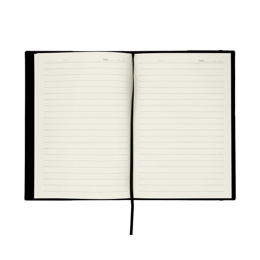 Strict Scrutiny Black Journal Open Blank Lined Pages