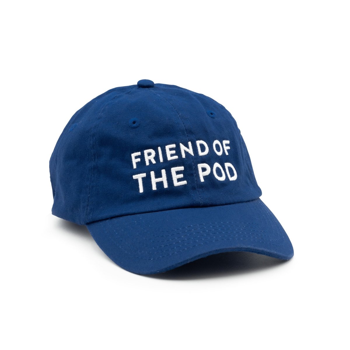 Friend of the Pod Royal Blue Hat Side
