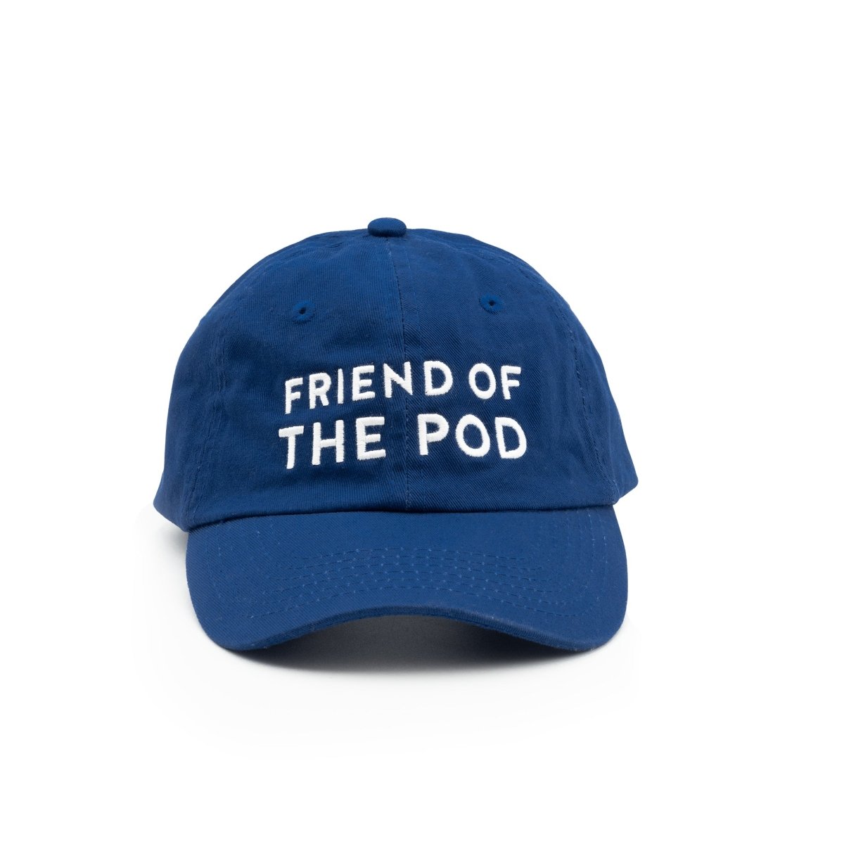 Friend of the Pod Royal Blue Hat Front