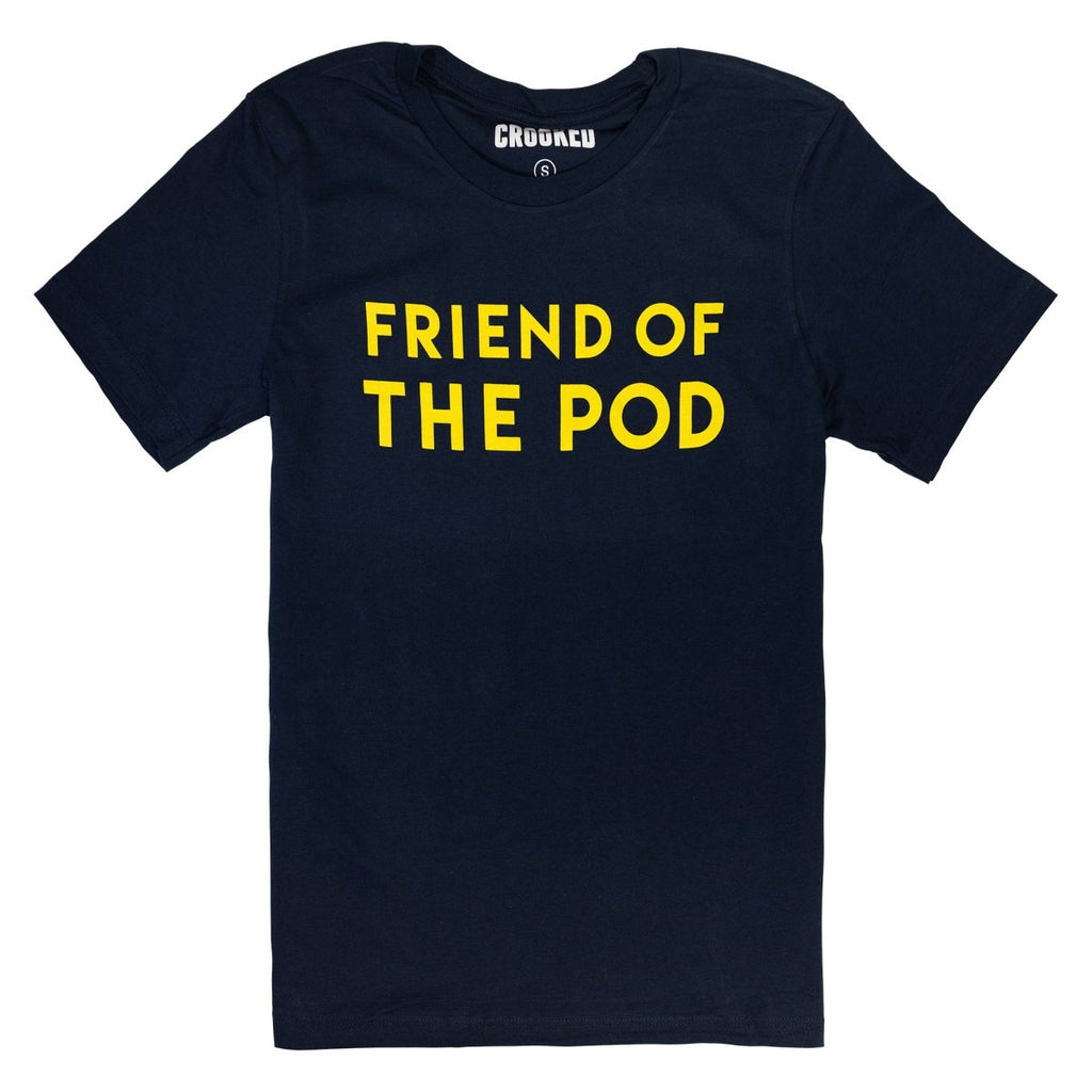 Crooked Friend of the Pod Navy T-Shirt