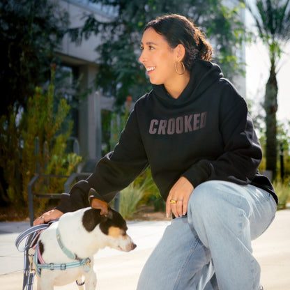 Crooked Logo Hoodie