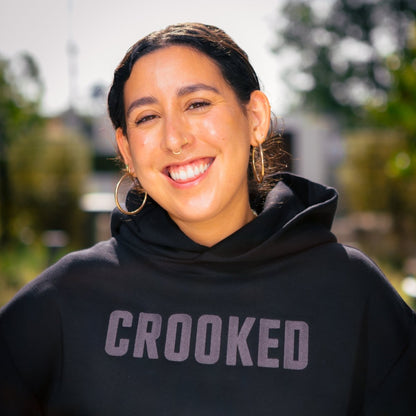 Crooked Logo Hoodie