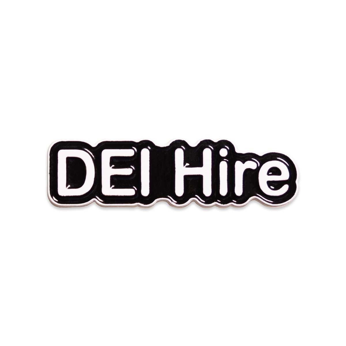 DEI Hire badge on a white background