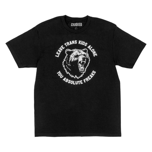 Leave Trans Kids Alone Grizzly Bear T-Shirt