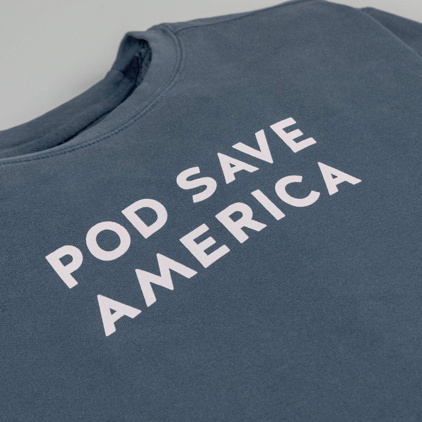 Pod Save America Denim Sweatshirt