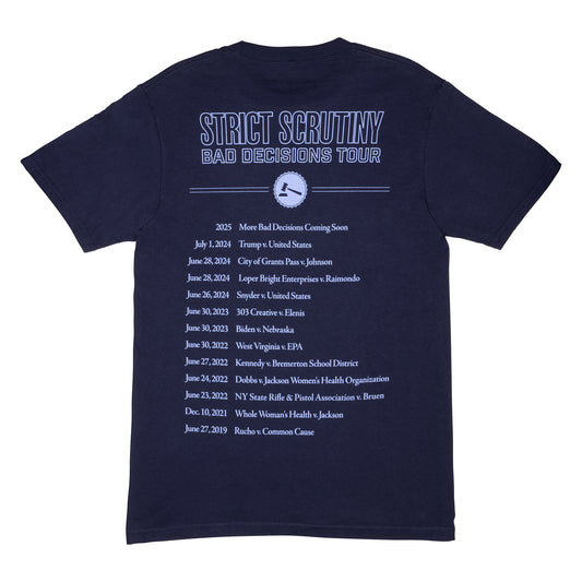 Strict Scrutiny 2025 Tour T-Shirt