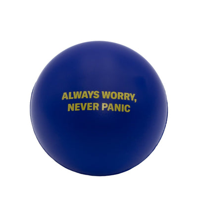 Always Worry Never Panic Stress Ball