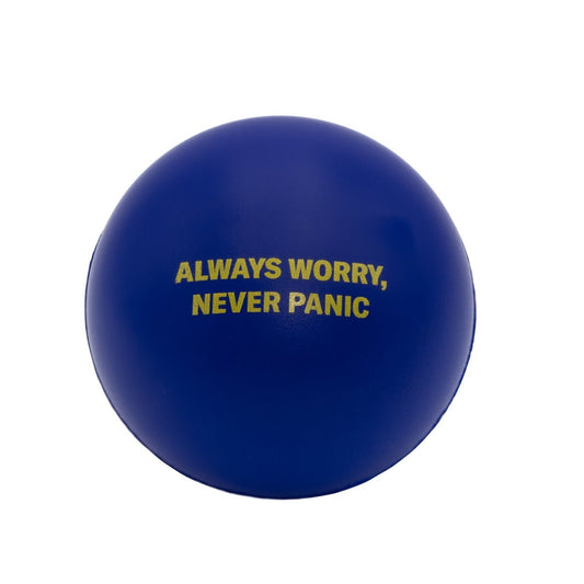 Always Worry Never Panic Stress Ball