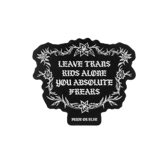 Leave Trans Kids Alone Spike Sticker