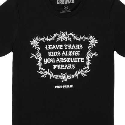 Leave Trans Kids Alone Spike T-Shirt