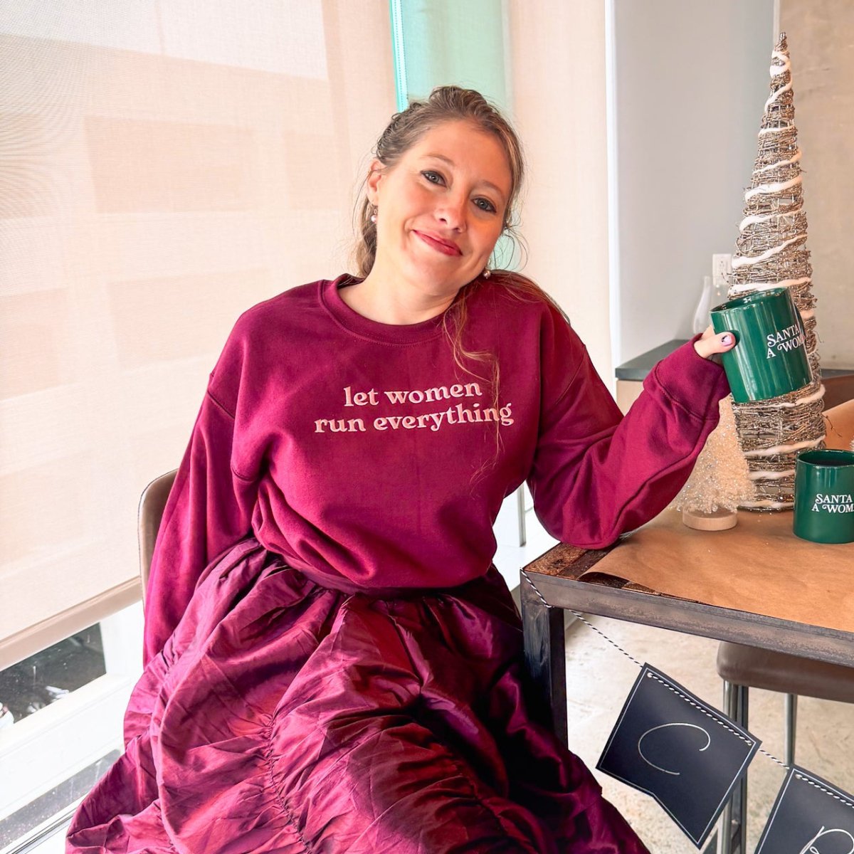 Let Women Run Everything Crewneck