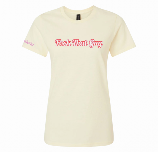 F*ck That Guy Puff Print Women's T-Shirt