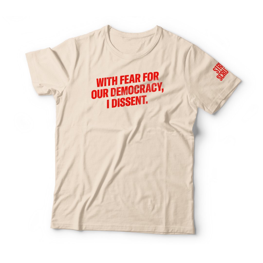 With Fear I Dissent T-Shirt – Crooked Store