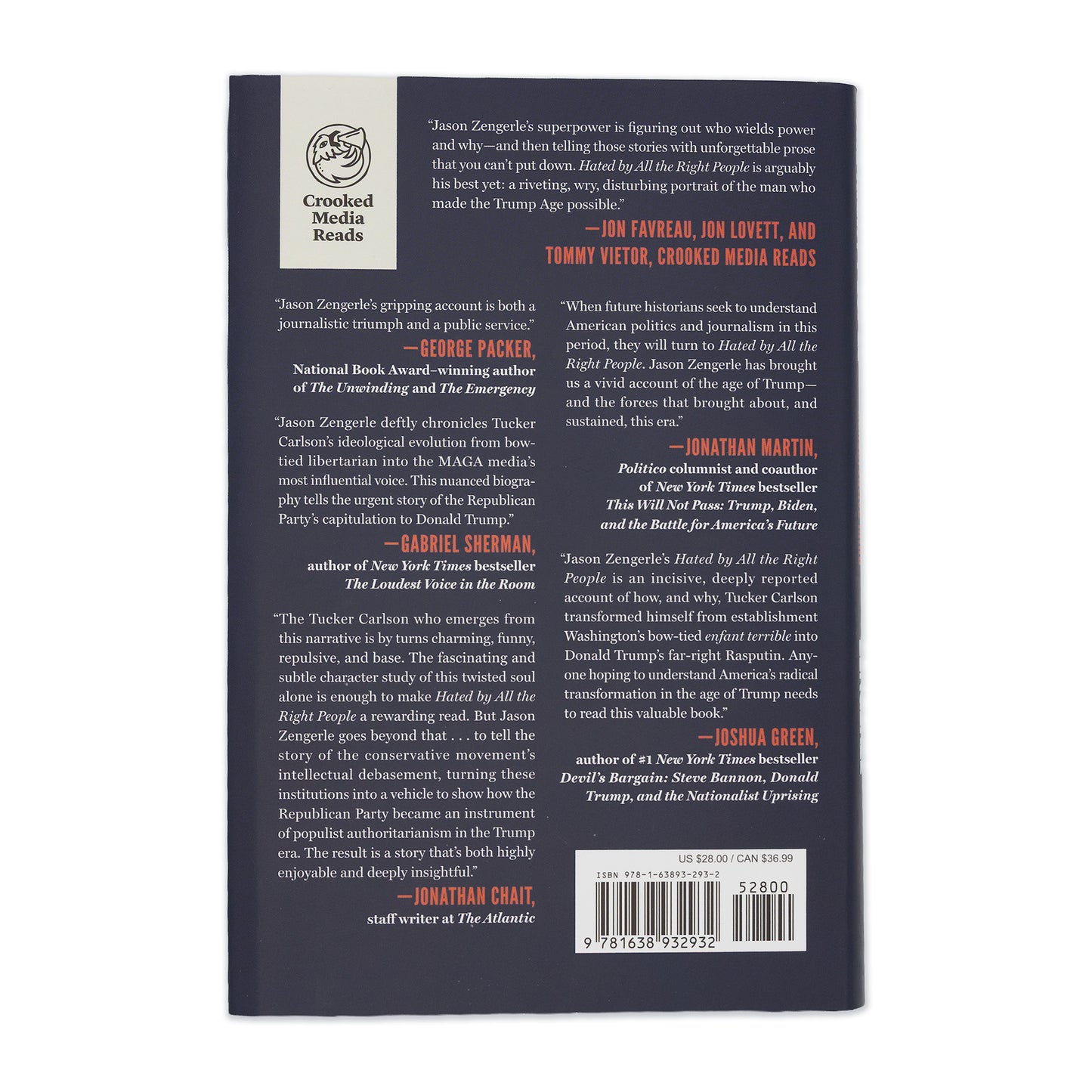 Hated By All the Right People Book