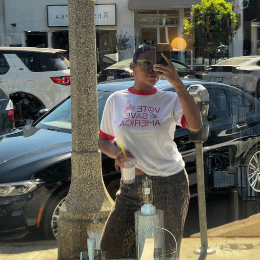 Vote Save America Ringer T-Shirt