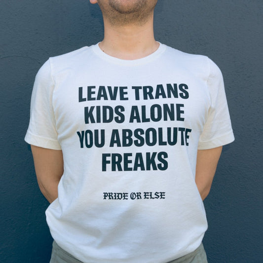 Leave Trans Kids Alone Pride T-Shirt