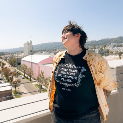 Leave Trans Kids Alone Spike T-Shirt