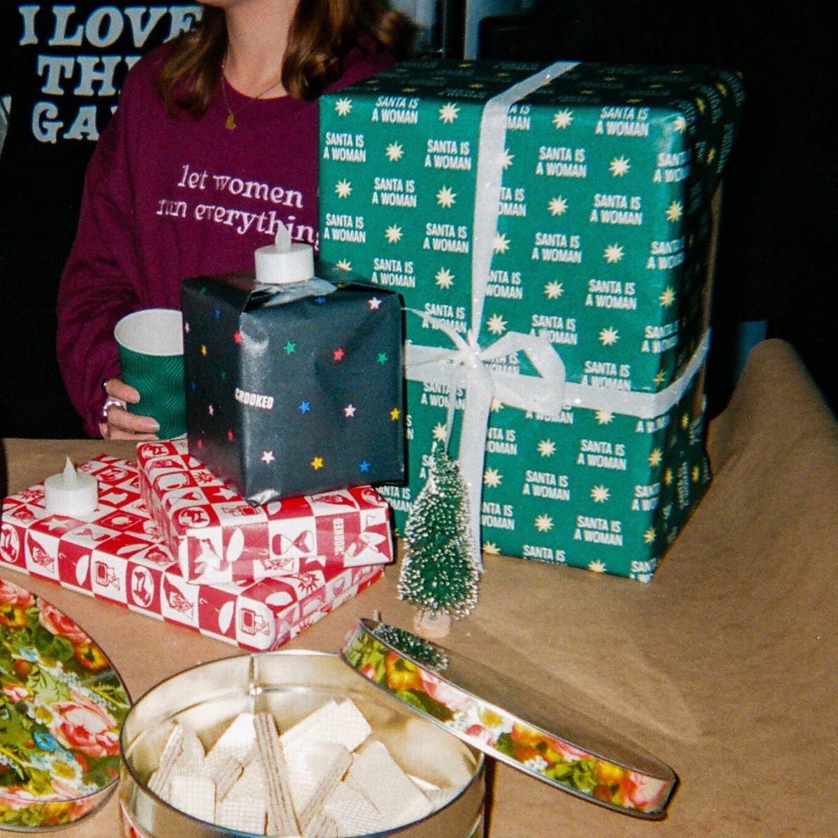 Crooked Wrapping Paper