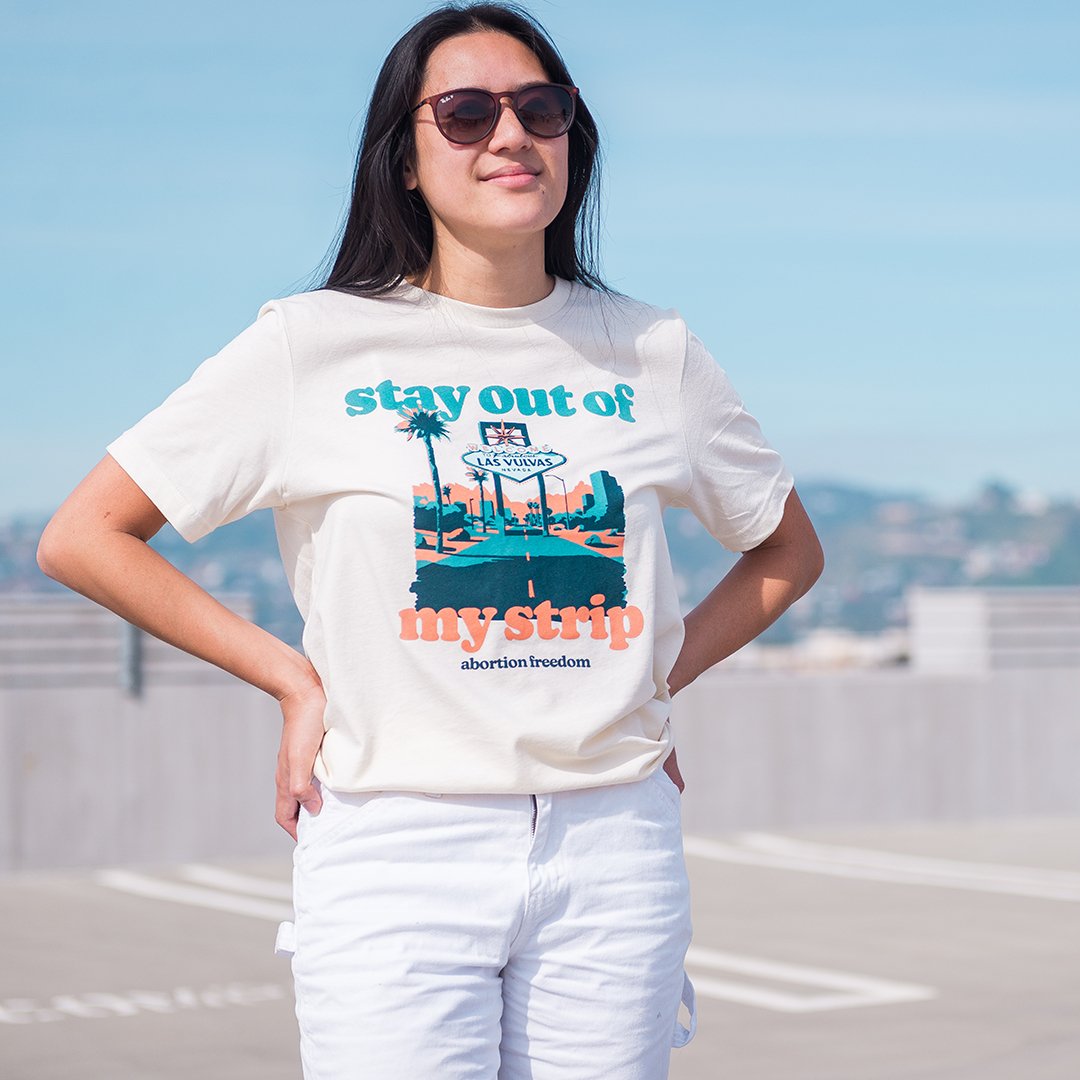 Stay Out Of My Strip T-Shirt