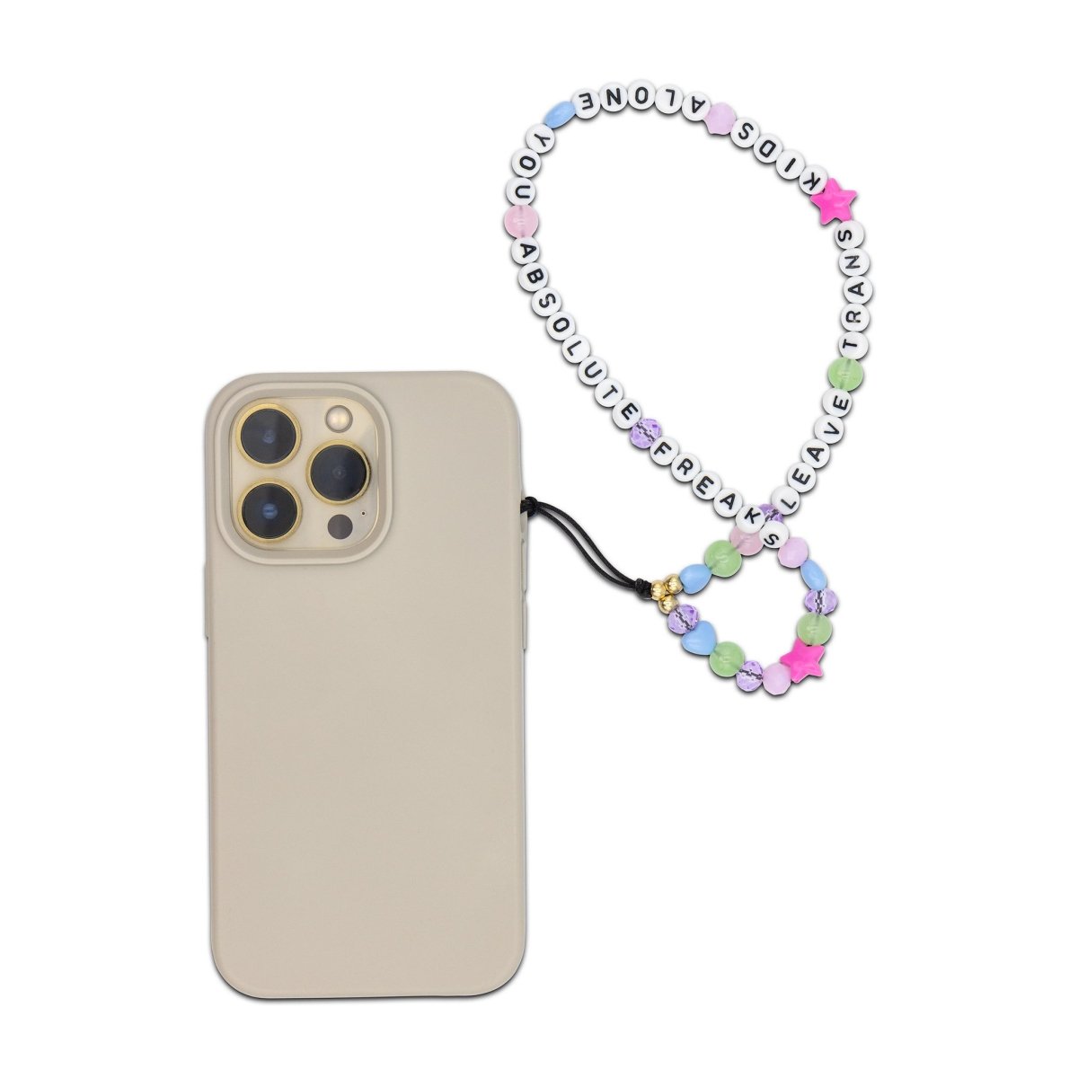 Leave Trans Kids Alone Phone Chain – Crooked Store