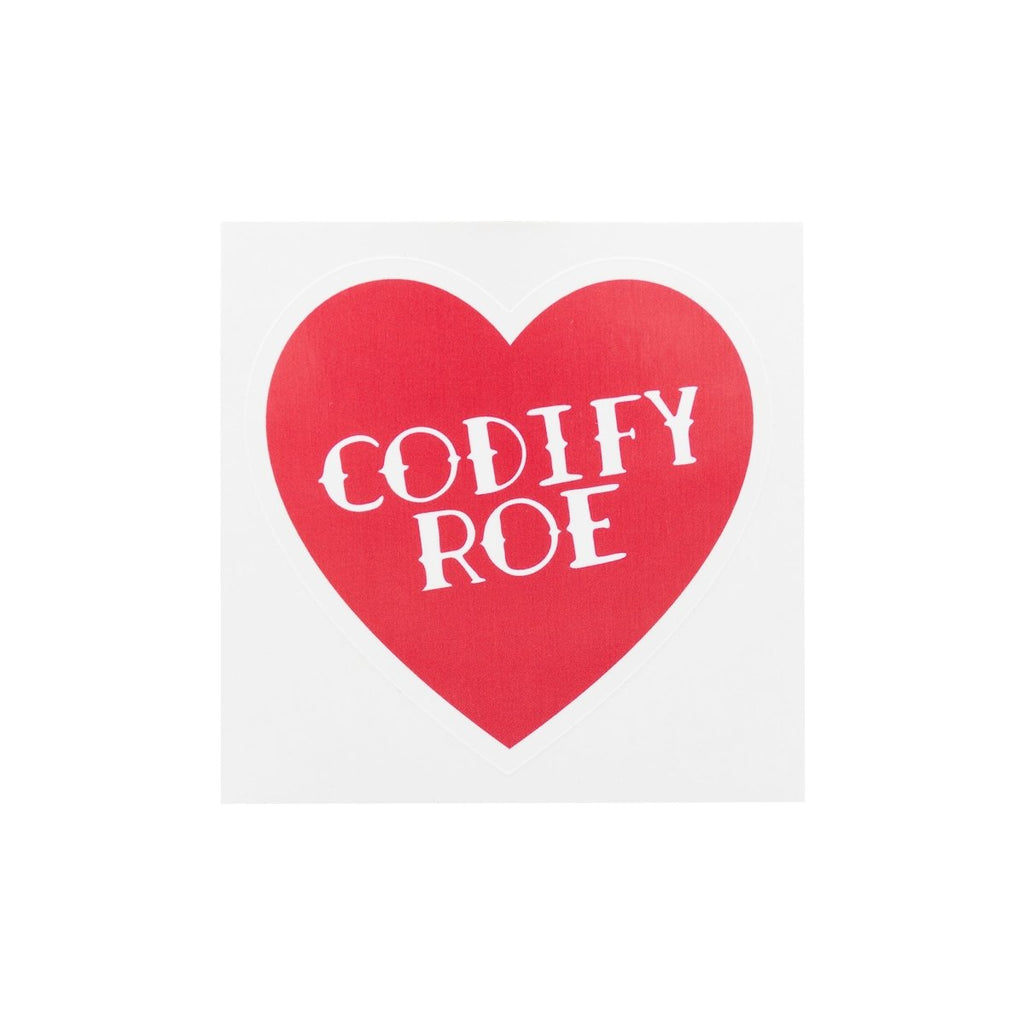 Crooked Store Codify Roe Red Heart Sticker