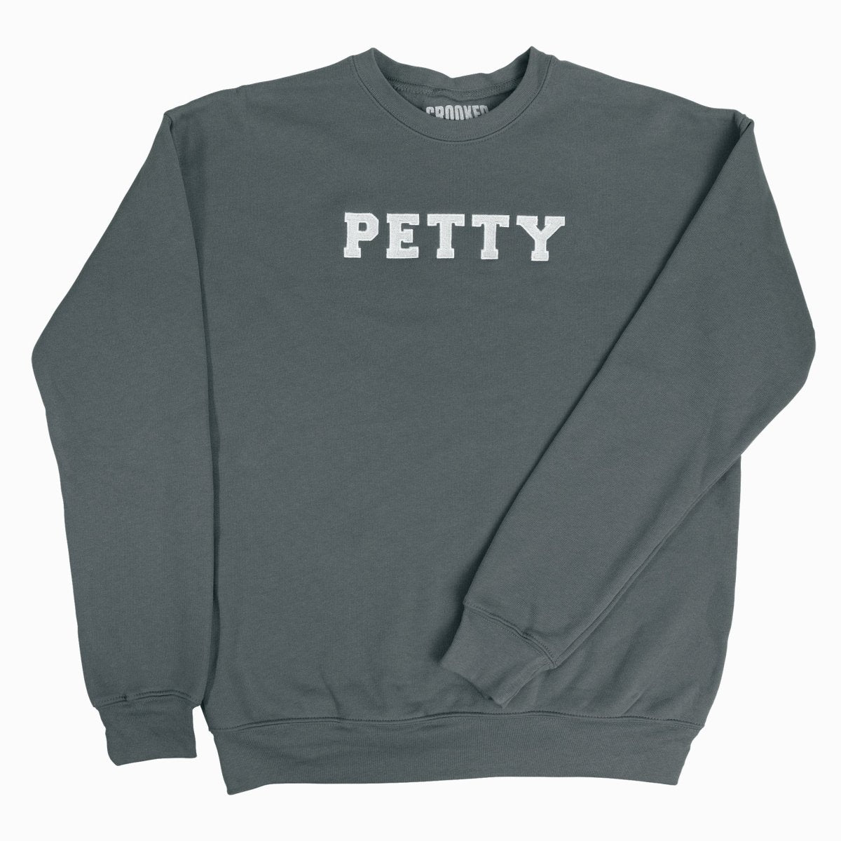 Crooked Petty Crewneck Storm Gray 