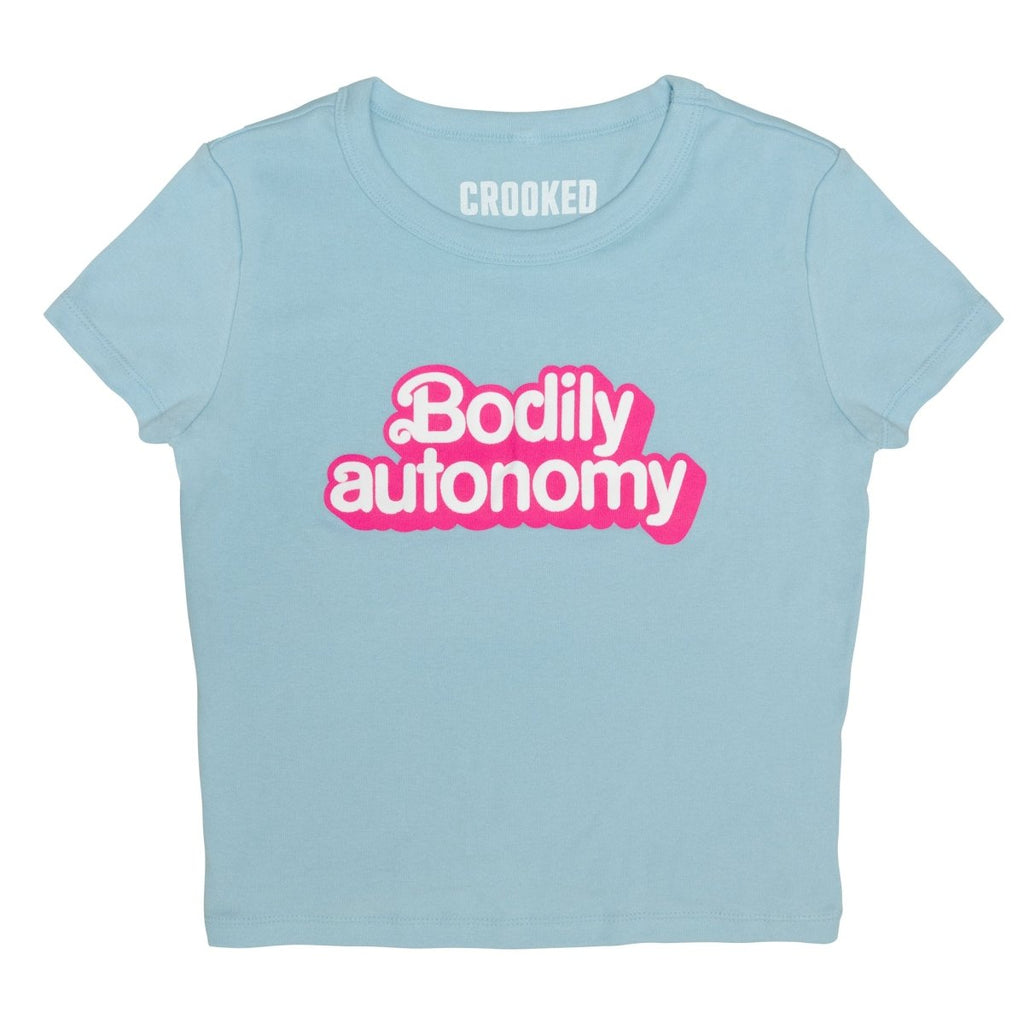 Crooked Bodily Autonomy Crop T-Shirt