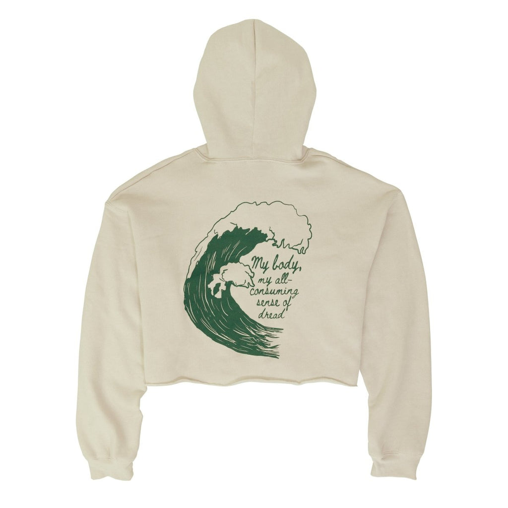 My Body My All Consuming Sense Of Dread Cropped Hoodie Back