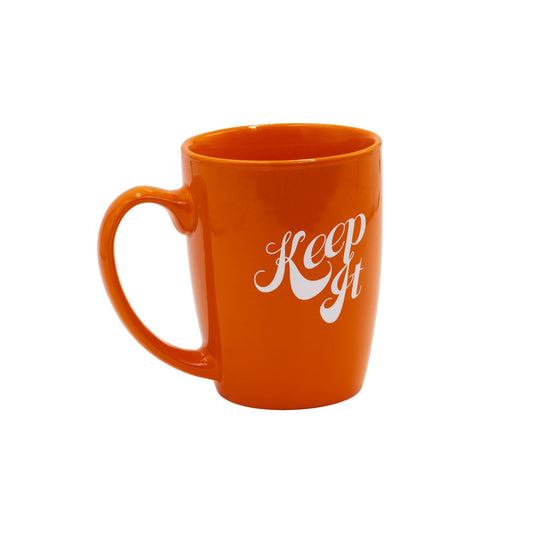 Crooked Keep It Orange Mug Side