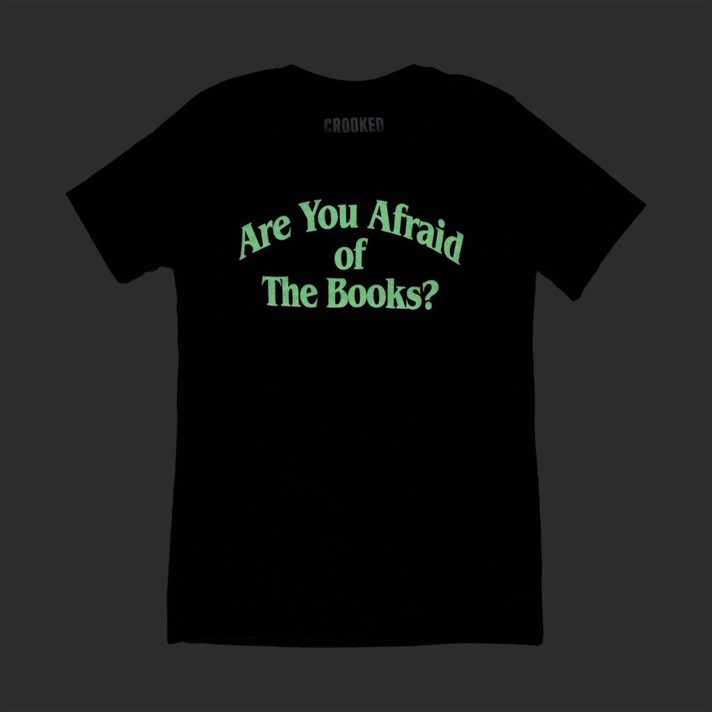 Crooked Media Are You Afraid of the Books? Heather Gray, Glow In the Dark Crewneck 