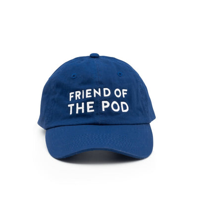 Friend of the Pod Royal Blue Hat Front