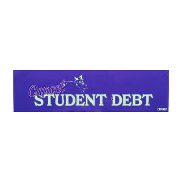 Crooked Media Cancel Student Debt Bumper Sticker