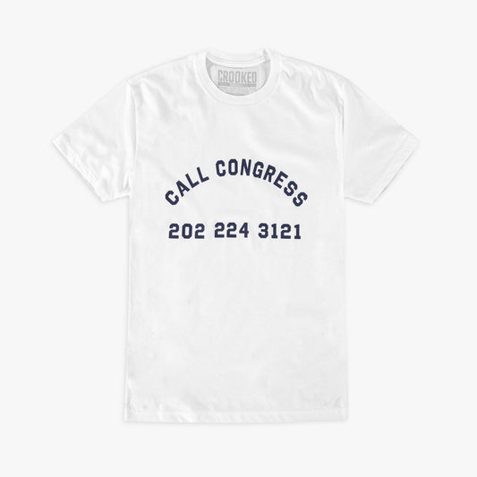 Call Congress T-Shirt White