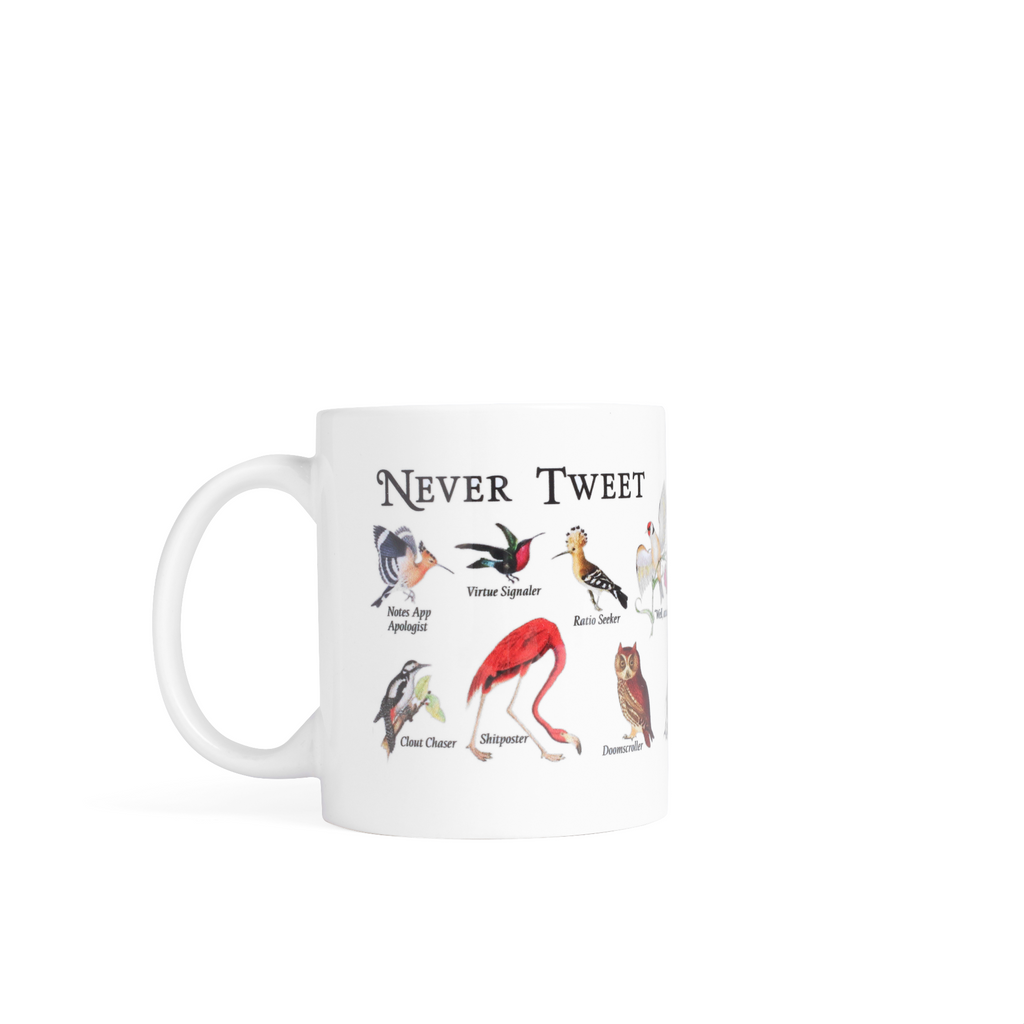Crooked Never Tweet Mug